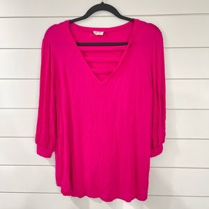 Hot pink women’s blouse